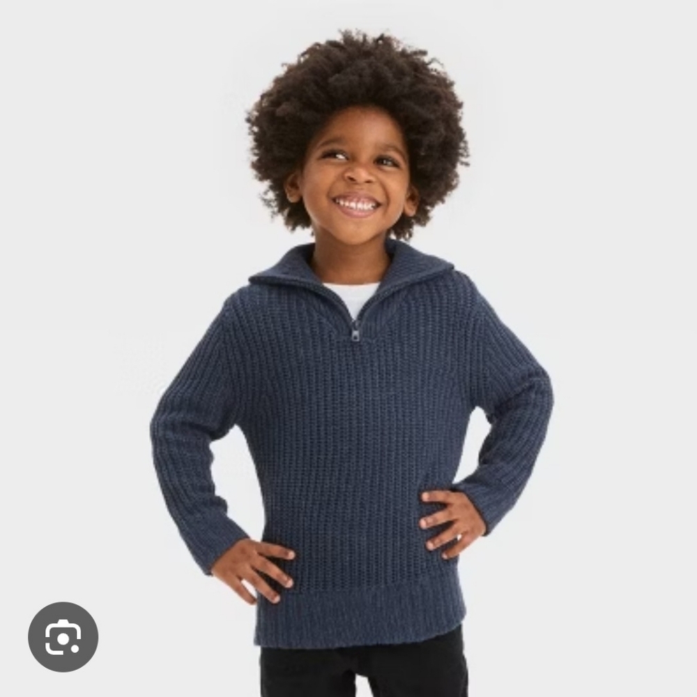 Cat & Jack Blue Kids Sweater